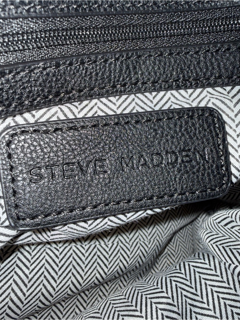 Steve Madden Black Convertible Satchel/Tote - Picture 10 of 10